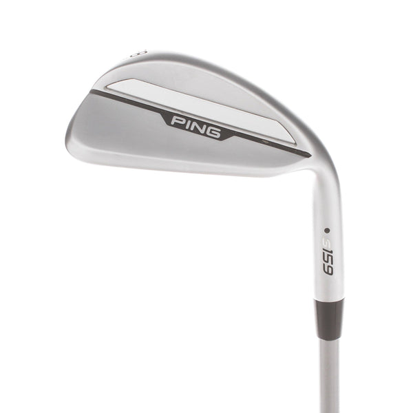 Ping S-159 Graphite Mens Right Hand Lob Wedge Black Dot 58* 8 Bounce S Grind Senior - Alta Quick 35