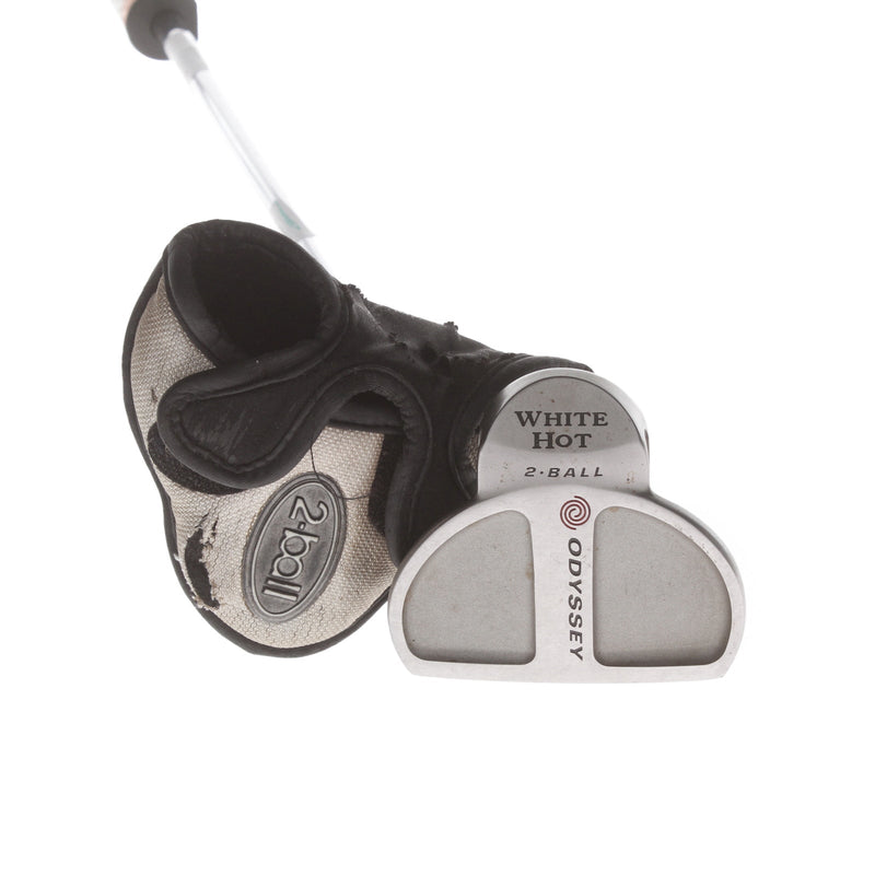 Odyssey 2-Ball Mens Right Hand Putter 34" Mallet White Hot - Super Stroke