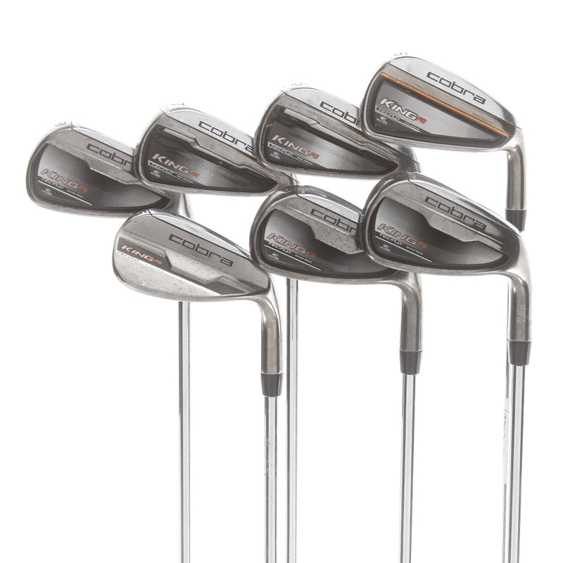 Cobra King-F6 Steel Mens Right Hand Irons 5-GW Regular - Cobra Steel