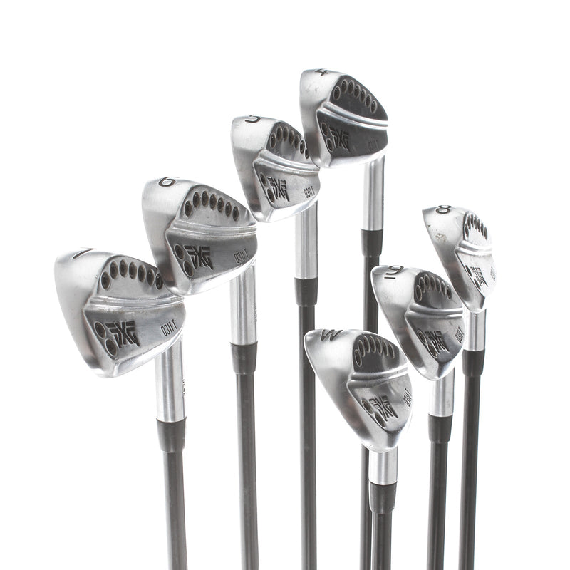 PXG 0311T Graphite Mens Right Hand Irons 4-PW Stiff - Kura Kage80g