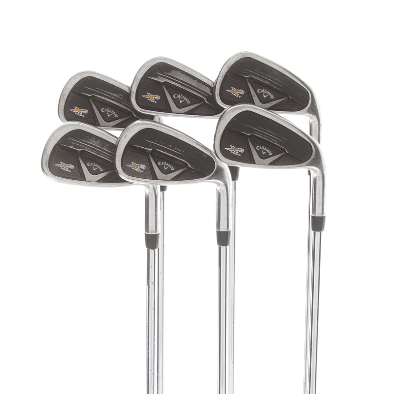 Callaway X-2 Hot Steel Mens Right Hand Irons 5-PW Regular - Callaway Steel