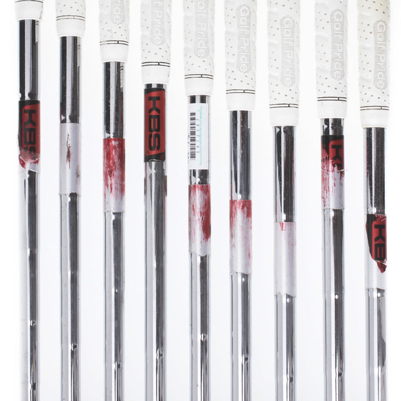 TaylorMade R-11 Steel Mens Right Hand Irons4-PW-AW-SW Stiff - KBS Tour