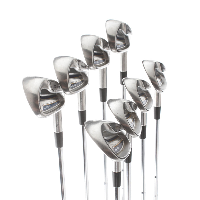 Mizuno MX-100 Steel Mens Right Hand Irons 4-SW Regular - Mizuno Mx-Lite