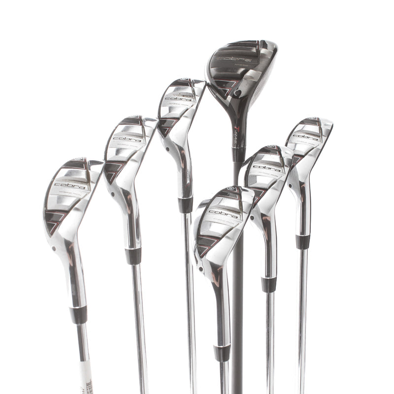 Cobra T-Rail Steel Mens Right Hand Irons 5-SW Regular - Cobra Ultralite
