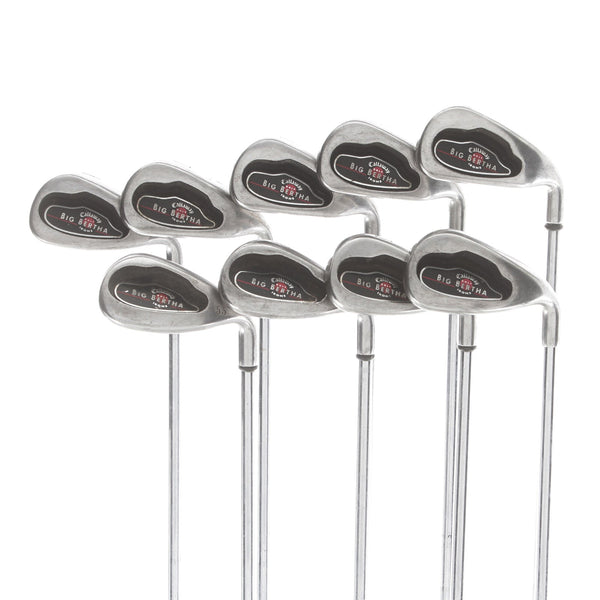 Callaway Big Bertha Steel Mens Right Hand Irons 4-SW Uniflex - Callaway
