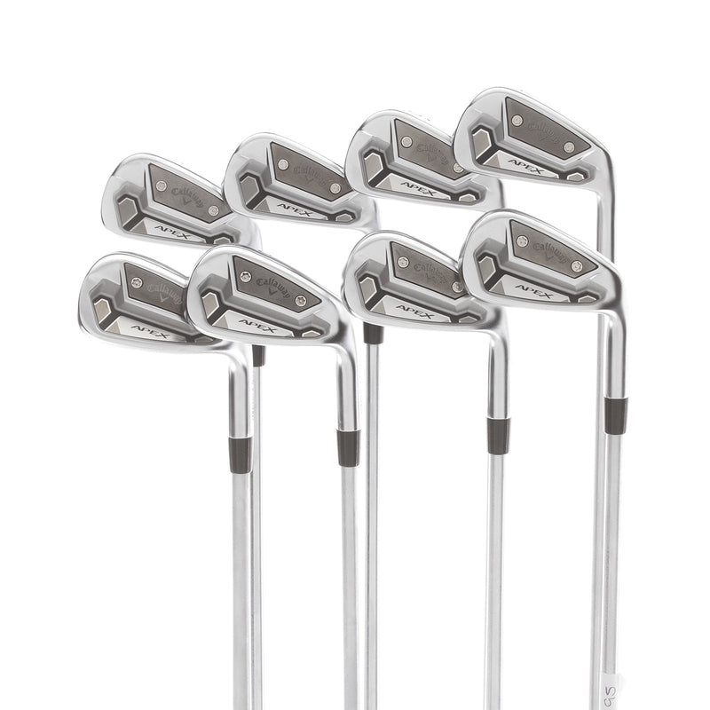 Callaway Apex TCG Forged Steel Mens Right Hand Irons 5-GW Stiff - Project 6.0 110g