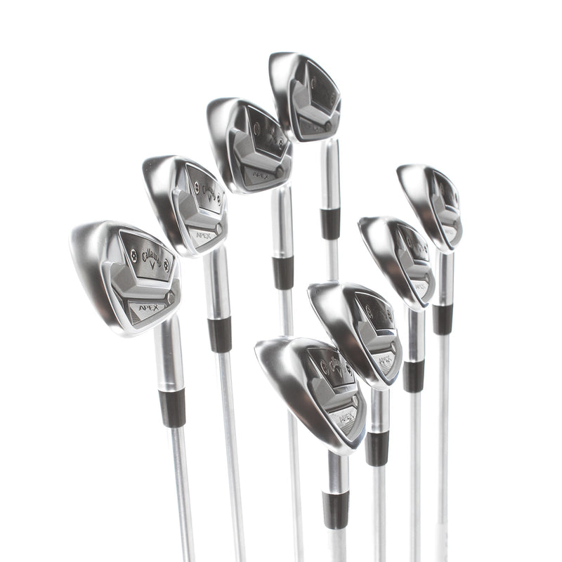 Callaway Apex TCG Forged Steel Mens Right Hand Irons 5-GW Stiff - Project 6.0 110g