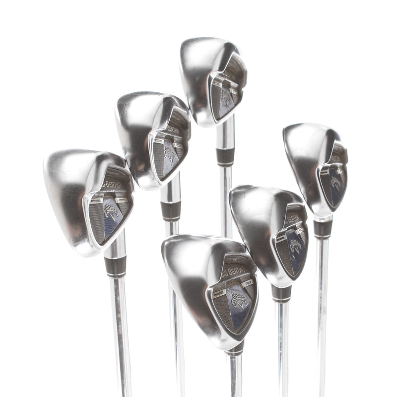 Callaway Big Bertha Steel Mens Right Hand Irons 5-PW Regular - KBS MaxCT80g