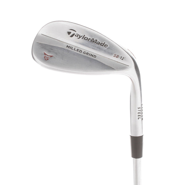 TaylorMade Milled Grind Steel Mens Right Hand Sand Wedge 56* 12 Bounce S Grind Wedge Flex - Dynamic Gold