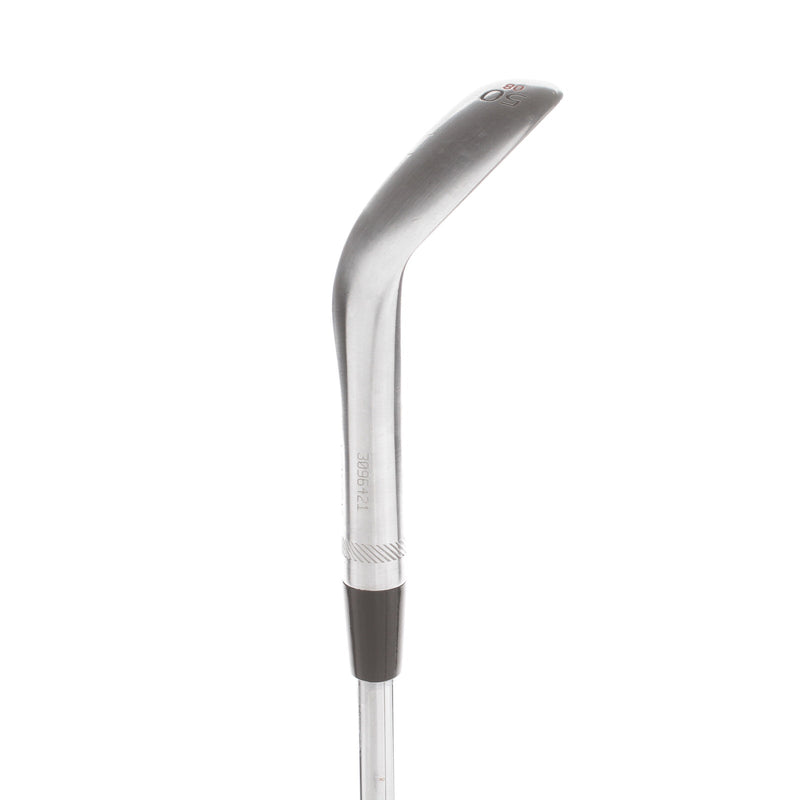 Titleist Vokey SM6 Chrome Steel Mens Right Hand Approach Wedge 50* 8 Bounce F Grind Wedge Flex - Vokey Wedge
