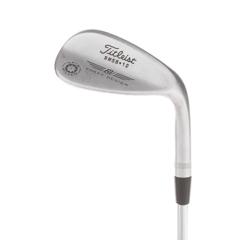 Titleist Vokey SM58 Steel Mens Right Hand Lob Wedge 58* 12 Bounce Regular - Titleist