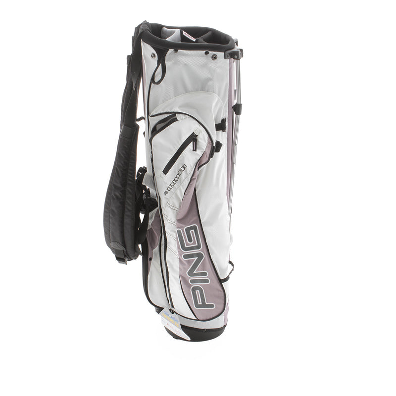 Ping 4 Under Stand Bag - White/Lavender