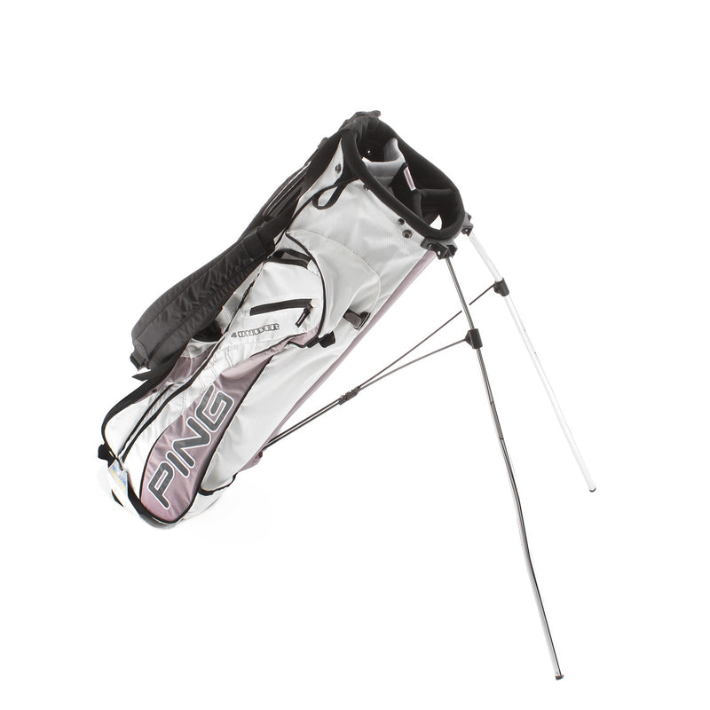 Ping 4 Under Stand Bag - White/Lavender