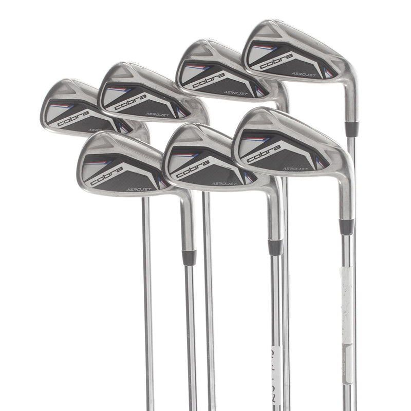 Cobra Aerojet Steel Mens Right Hand Irons 4-PW Regular - KBS Tour Lite