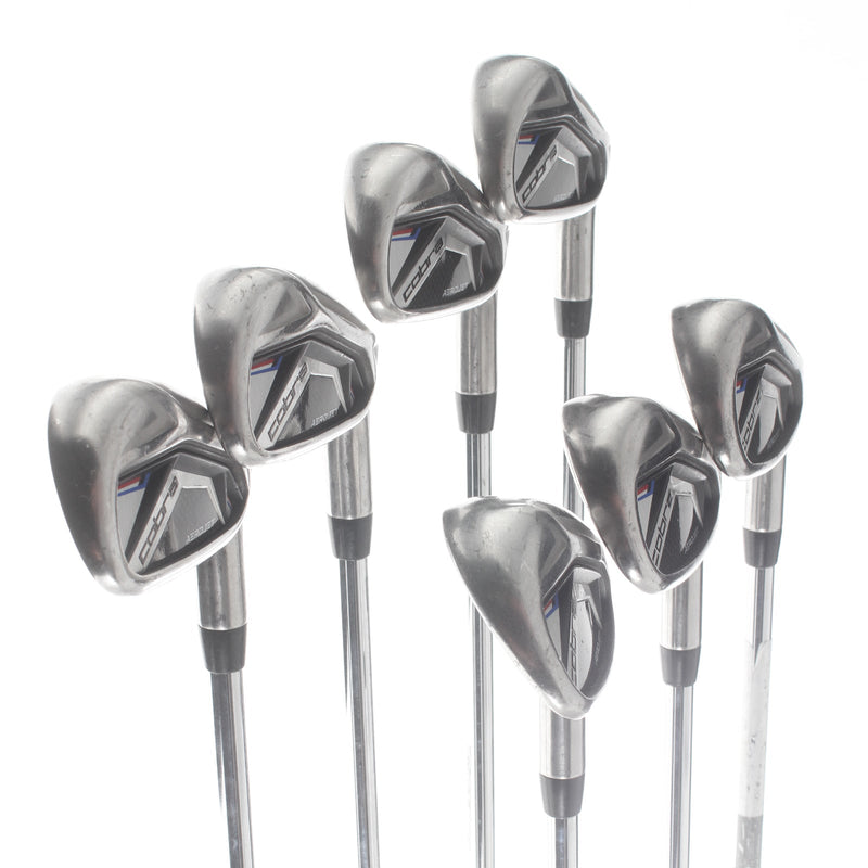 Cobra Aerojet Steel Mens Right Hand Irons 4-PW Regular - KBS Tour Lite