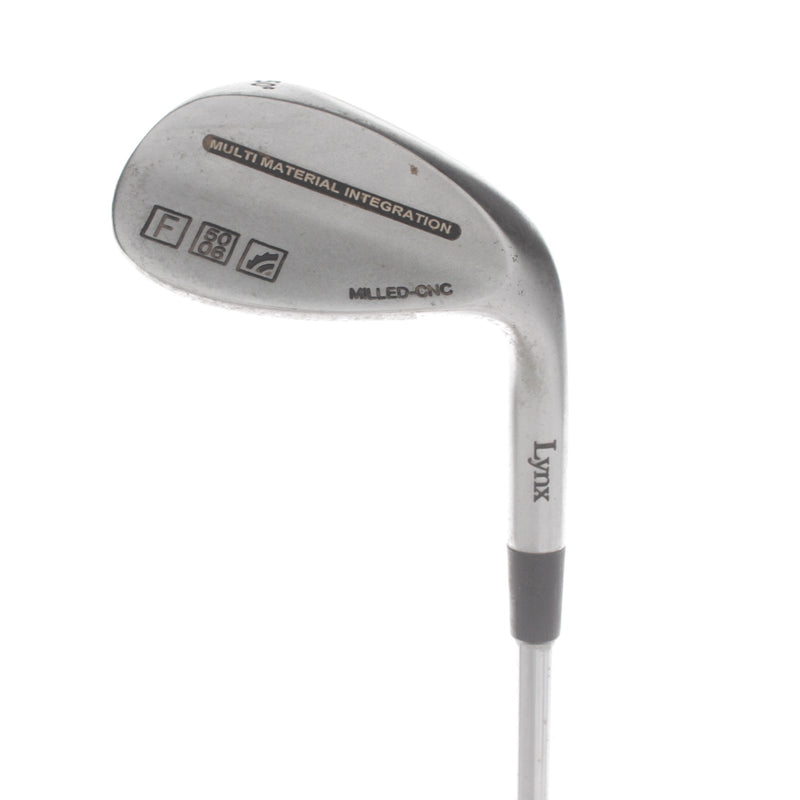 Lynx Milled Steel Mens Right Hand Gap Wedge 50* Wedge Flex - Lynx