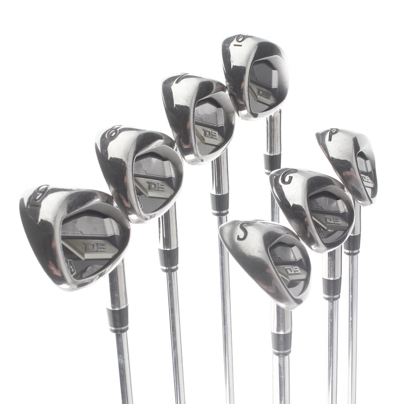 Wilson D-9 Steel Mens Right Hand Irons 6-pw-AW-GW-SW Regular - KBS Max Ultralite