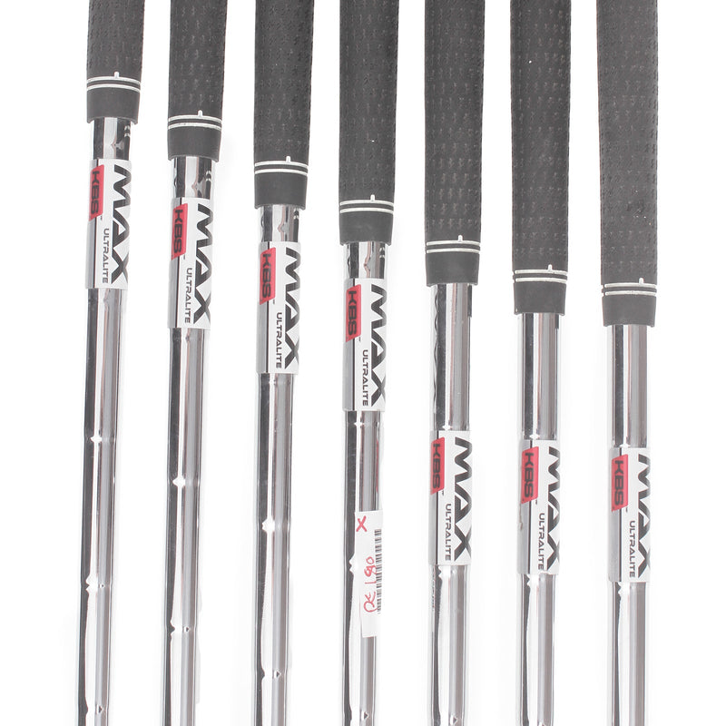 Wilson D-9 Steel Mens Right Hand Irons 6-pw-AW-GW-SW Regular - KBS Max Ultralite