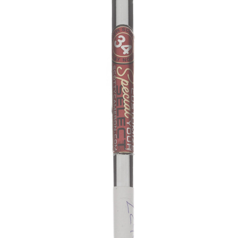 Scotty Cameron Select Squareback 2 Mens Right Hand Putter 34" Blade Steel - Lamkin Skink Fit Straight