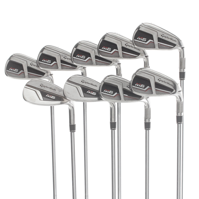 TaylorMade M-6 Steel Mens Right Hand 4-Pw-Uw-Sw Stiff - True Temper XP S300