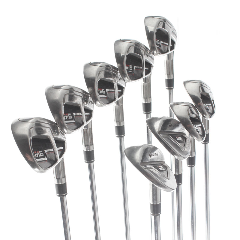 TaylorMade M-6 Steel Mens Right Hand 4-Pw-Uw-Sw Stiff - True Temper XP S300