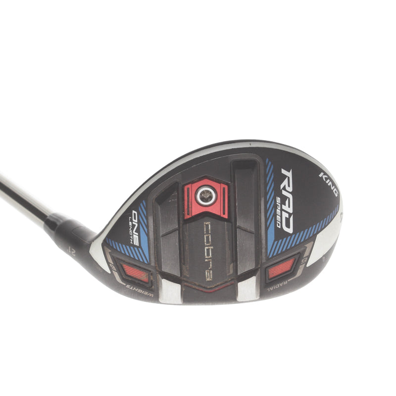 Cobra RAD Speed One Length Graphite Mens Right Hand 4 Hybrid 21* Stiff - Recoil ESX f4