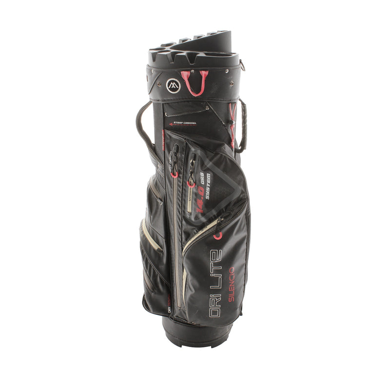 Big Max 14-Org System Cart Bag - Black/Red