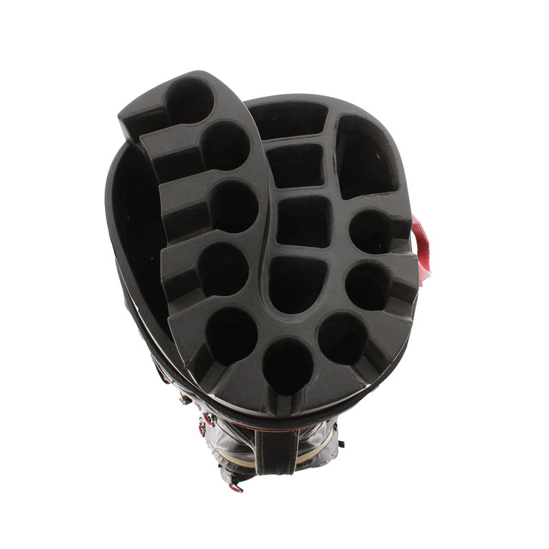 Big Max 14-Org System Cart Bag - Black/Red