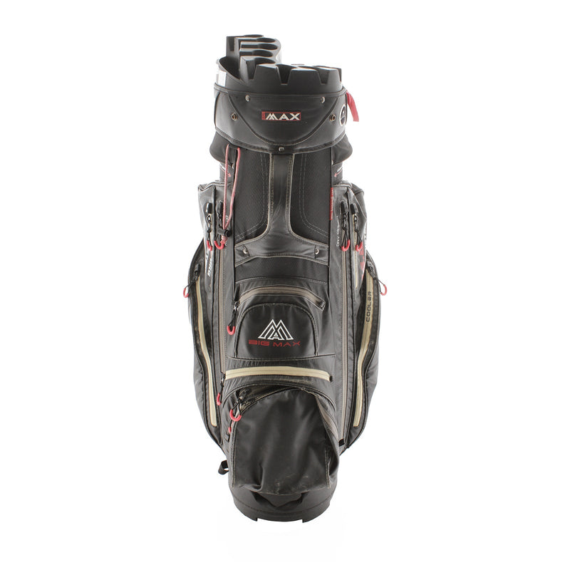 Big Max 14-Org System Cart Bag - Black/Red