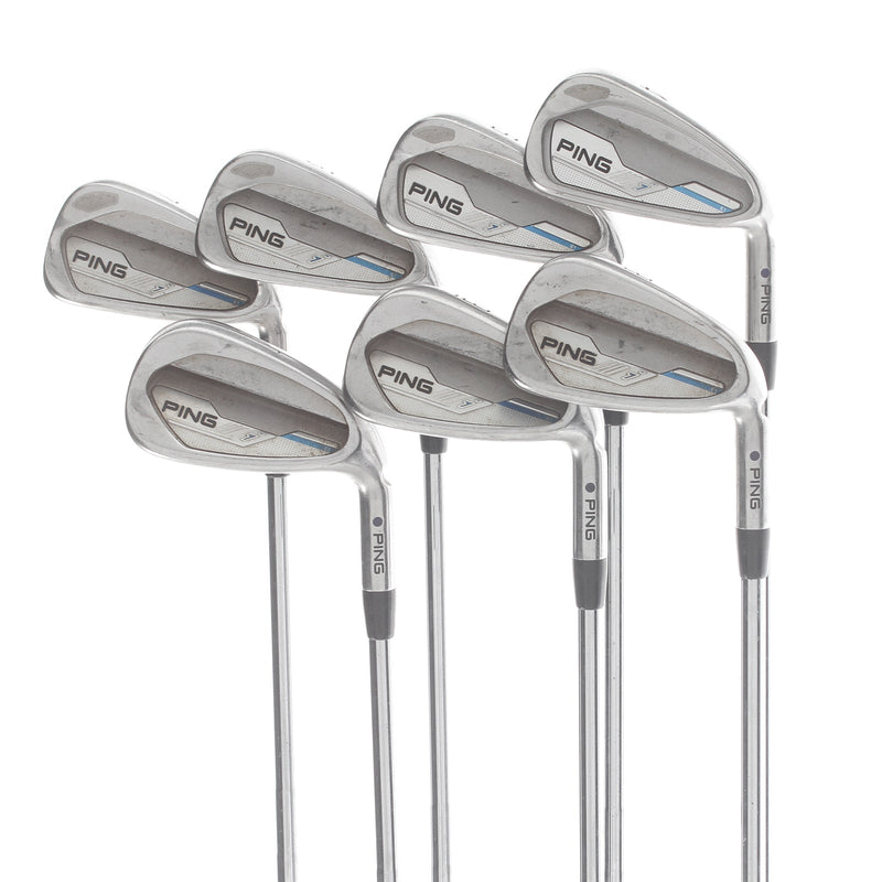 Ping Ping-1 Steel Mens Right Hand Irons 4-PW Blue Dot 1* Upright Stiff - CFS Distance