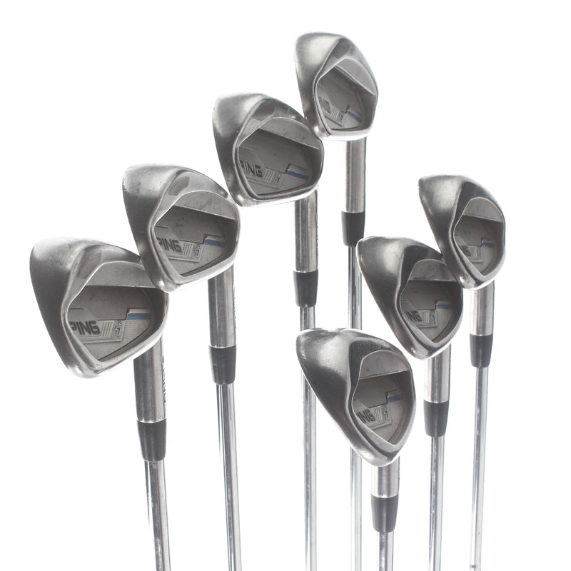 Ping Ping-1 Steel Mens Right Hand Irons 4-PW Blue Dot 1* Upright Stiff - CFS Distance