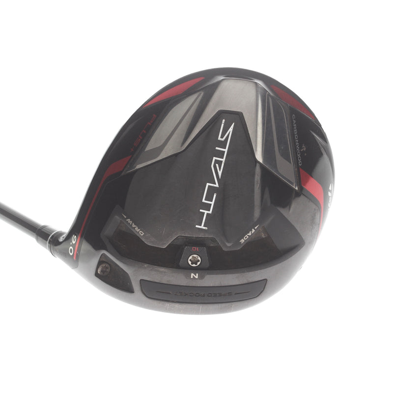 TaylorMade Stealth Plus+ Graphite Mens Right Hand Driver 9* Stiff - Hzrdus Smock Red 60g