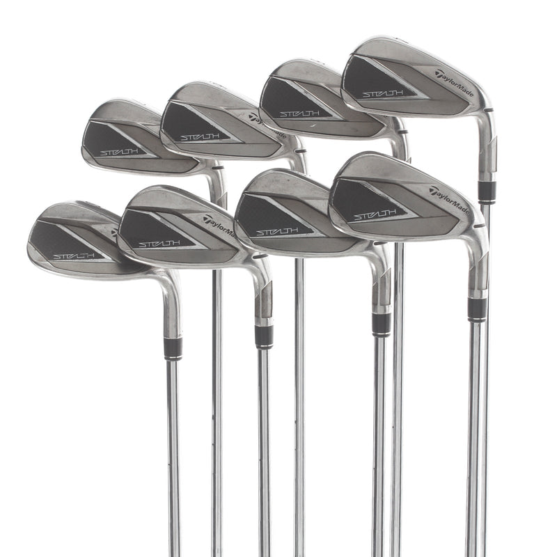 TaylorMade Stealth Irons 4-SW Steel Mens Right Hand Standard Extra Stiff - KBS Tour