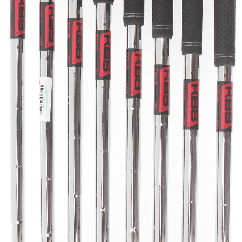 TaylorMade Stealth Irons 4-SW Steel Mens Right Hand Standard Extra Stiff - KBS Tour