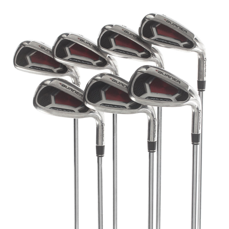 TaylorMade Burner Superlaunch Steel Mens Right Hand Irons 4-PW Regular - steel