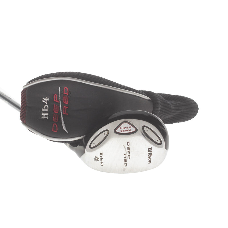 Wilson Deep Red Graphite Mens Right Hand 4 Hybrid 22* Standard Regular - Fujikura