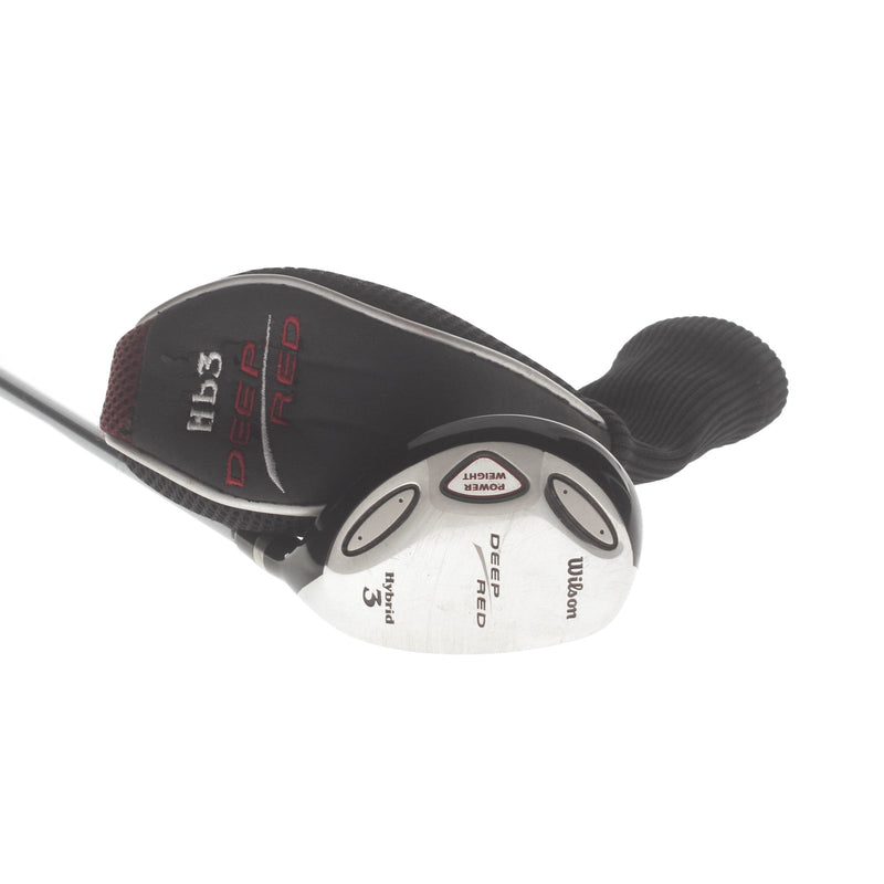 Wilson Deep Red Graphite Mens Right Hand 3 Hybrid 19* Standard Regular - Fujikura