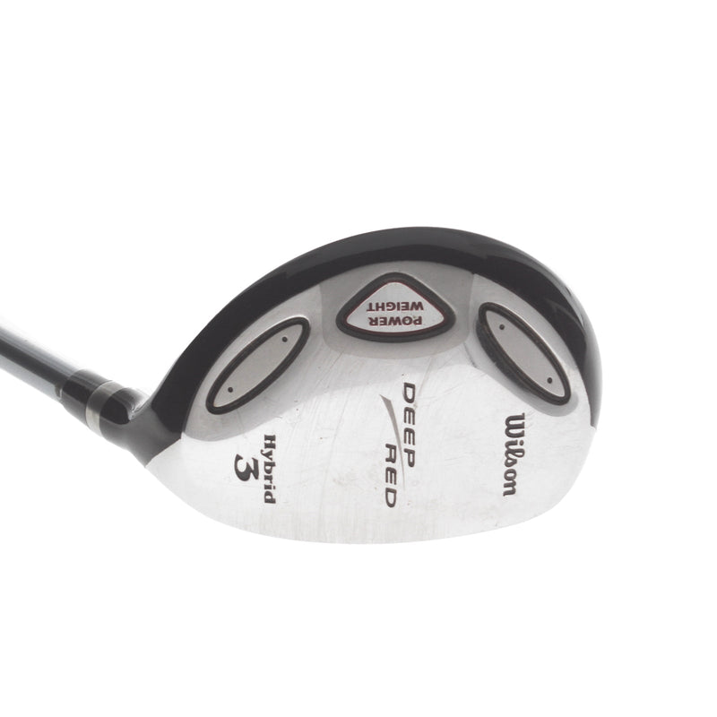 Wilson Deep Red Graphite Mens Right Hand 3 Hybrid 19* Standard Regular - Fujikura