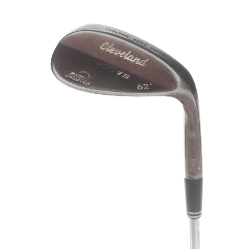 Cleveland CG-15 Steel Mens Right Hand Lob Wedge 62* 10 Bounce S Grind Wedge Flex - Tour Actiom