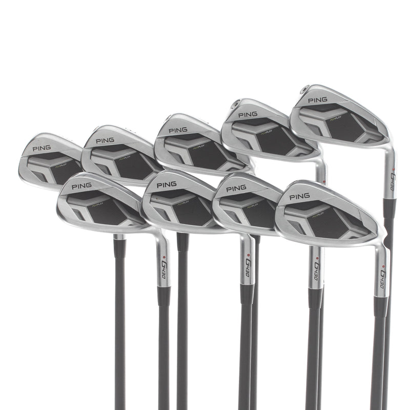 Ping G430 Graphite Mens Right Hand Red Dot 5-PW-GW-SW 1* Flat Stiff - Alta CB Awt