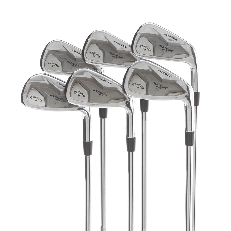 Callaway Apex Pro Forged Steel Mens Right Hand Irons 5-PW Stiff - Dynamic Gold Mid 115