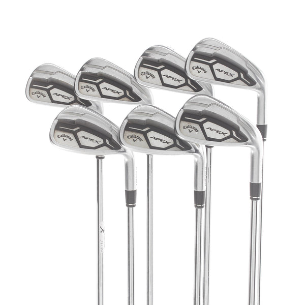 Callaway Apex CF 16 Steel Mens Right Hand Irons 4-PW Stiff - KBS Tour 120 g