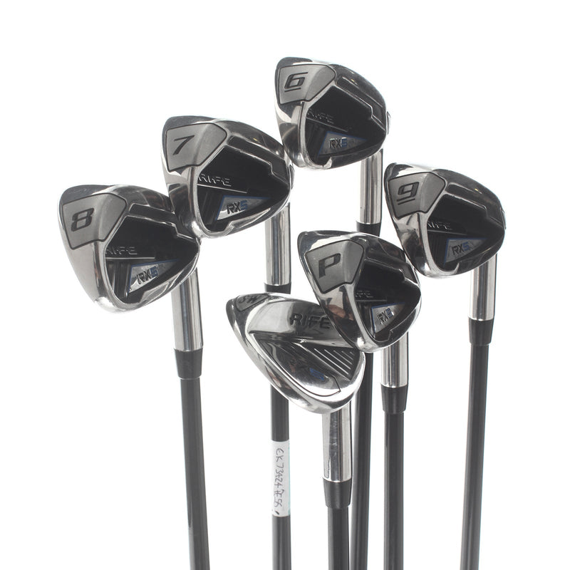 Rife RX-5 Steel Mens Right Hand Irons 6-SW Regular - RX-5 Graphite