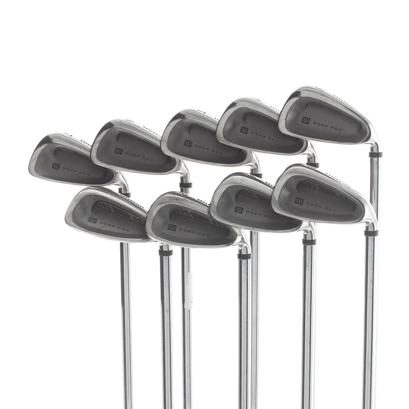 Wilson Fat Shafts Steel Mens Right Hand Irons 3-SW Regular - Fat Shafts Fluid Feel