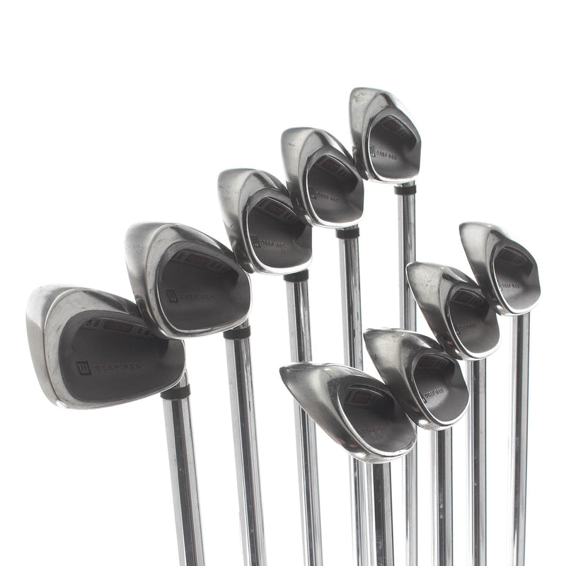 Wilson Fat Shafts Steel Mens Right Hand Irons 3-SW Regular - Fat Shafts Fluid Feel