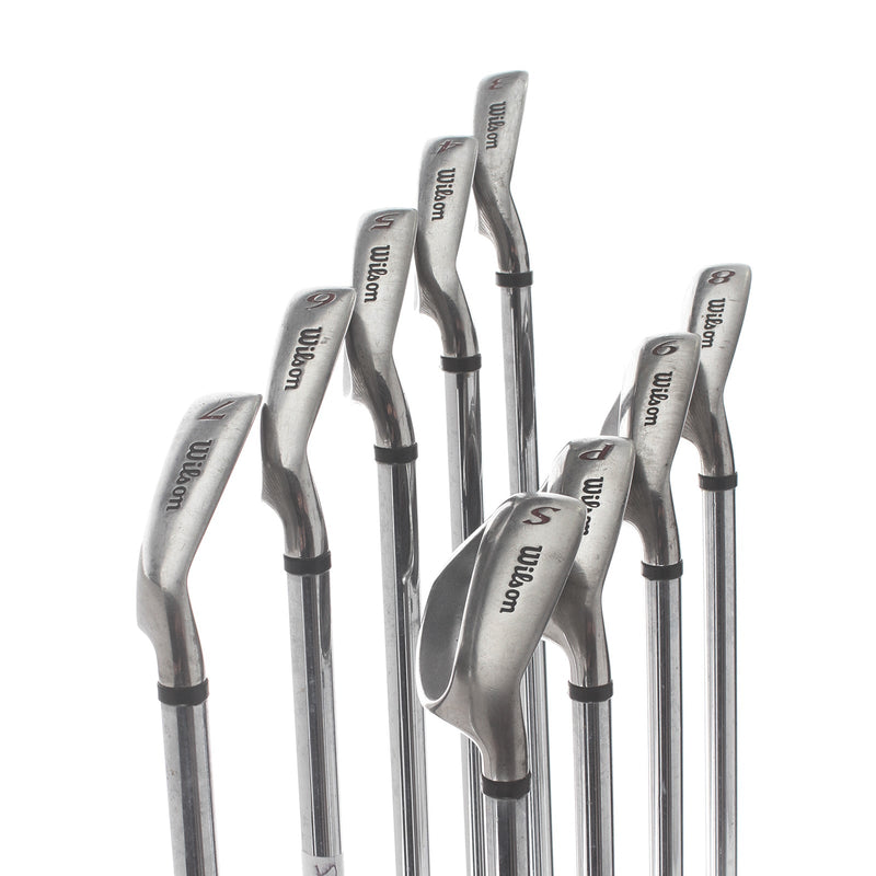 Wilson Fat Shafts Steel Mens Right Hand Irons 3-SW Regular - Fat Shafts Fluid Feel