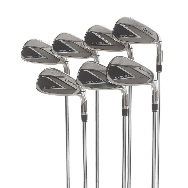 TaylorMade Stealth Steel Mens Right Hand Irons 4-PW Stiff - KBS tour Lite