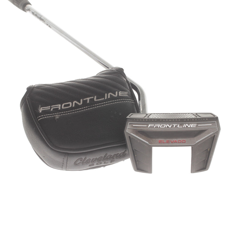 Cleveland Frontline Elevado Mens Left Hand Putter 33" Mid-Mallet Cleveland Putter Straight Arc - Tour Fit