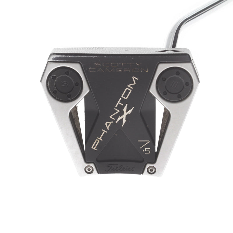 Scotty Cameron Phantom X 7.5 Mens Right Hand Putter +2" 37" Mallet - Superstroke Traxion Pistol GT 2.0