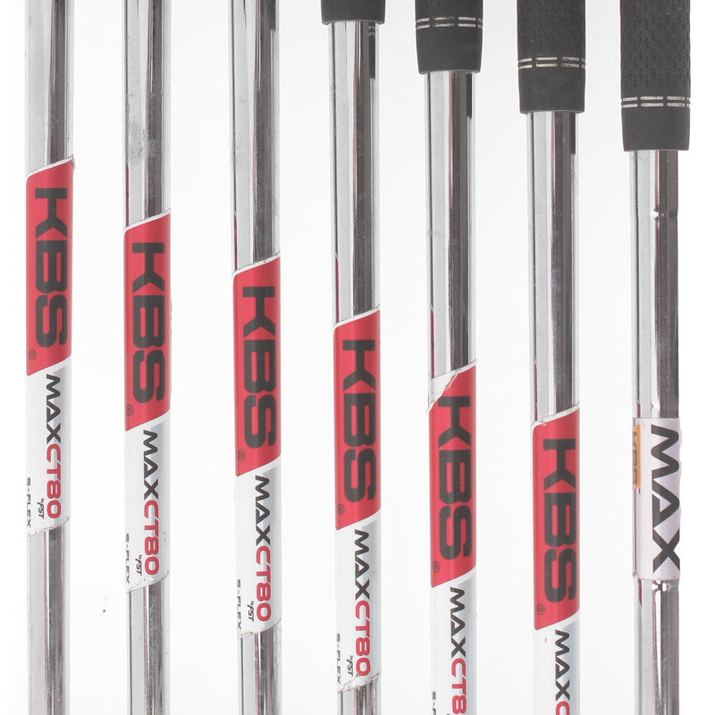 Callaway BB21 Steel Mens Right Hand Irons 5-SW Stiff - KBX Max CT80